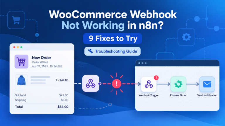 WooCommerce Webhook Not Working in n8n? 9 Fixes to Try